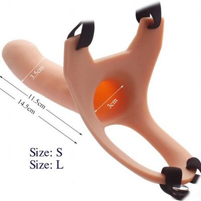  Dương vật dây đeo rỗng ruột cho nam