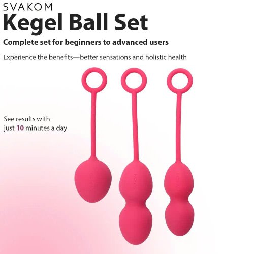 Svakom Nova Bộ bóng silicon tập se khít âm đạo 