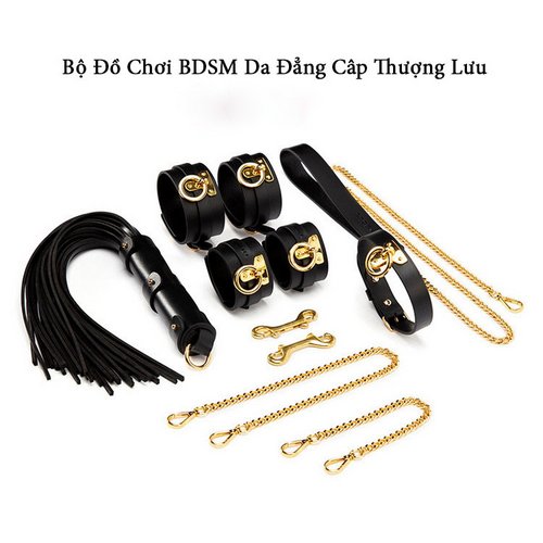 Bộ đồ chơi BDSM da thượng lưu