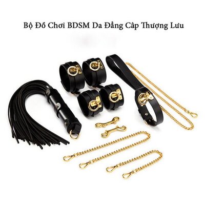 Bộ đồ chơi BDSM da thượng lưu