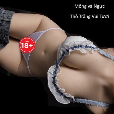 Búp Bê Silicon Bán Thân Thỏ Trắng