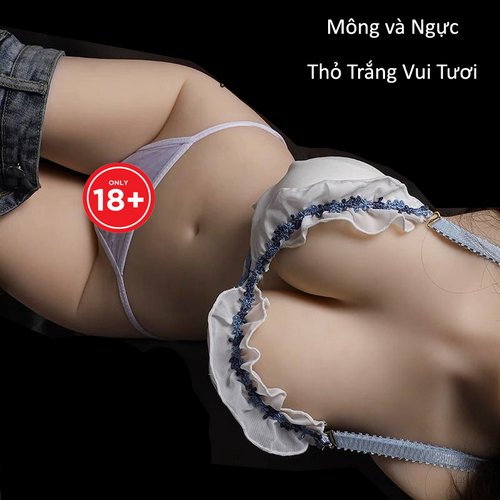 Búp Bê Silicon Bán Thân Thỏ Trắng