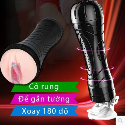 Cốc Thủ Dâm Gắn Tường Có Rung