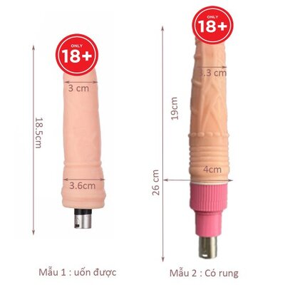  Đầu dương vật gắn máy làm tình tự động Machingun