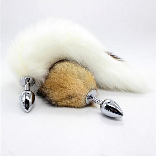 Đuôi Cáo Gắn Plug Hậu Môn Hợp Kim