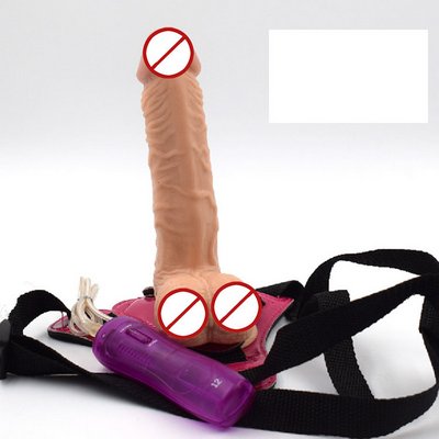 Dương Vật Giả Dây Đeo Đặc Ruột Có Rung Cho Cặp Đôi Les
