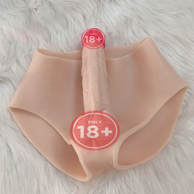 Dương vật giả Jiuai liền quần silicon 