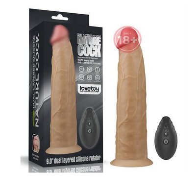 Dương Vật Khủng Lovetoy Rotator Rung Xoay 