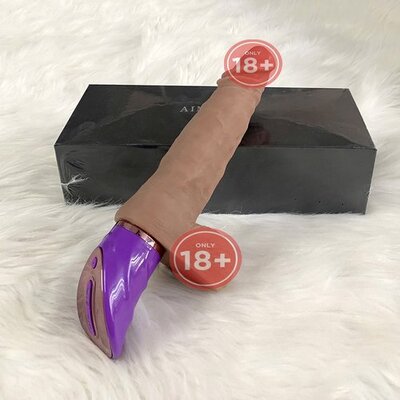 Dương vật giả rung thụt cầm tay có sưởi ấm