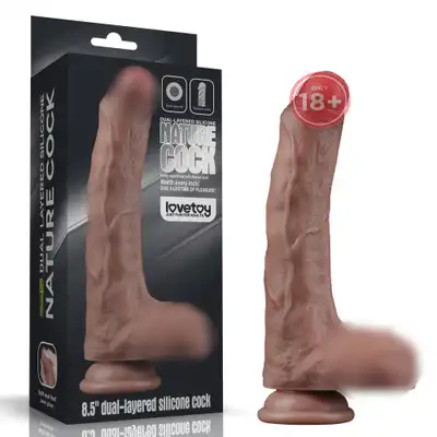 Dương vật silicon Lovetoy 2 lớp 8.5''