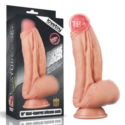 Dương vật silicon siêu khủng lovetoy bạch kim 10