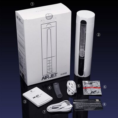 Máy bú mút dương vật tự động có sưởi Air Jet