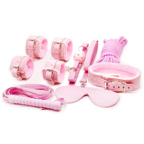 Set Đồ Chơi BDSM Màu Hồng 7 Món