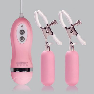 Trứng rung kẹp mát xa vú cao cấp