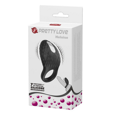 Vòng đeo dương vật rung liếm Prettylove Heloise