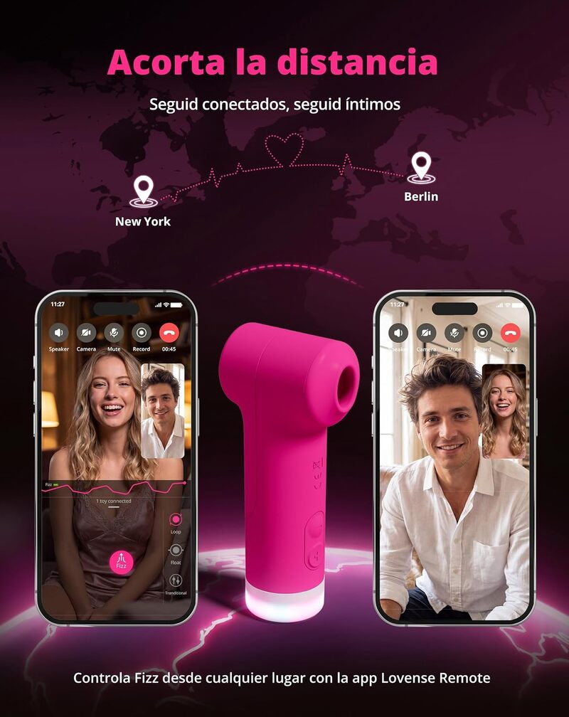 Lovense Fizz điều khiển qua ứng dụng Lovense Remote