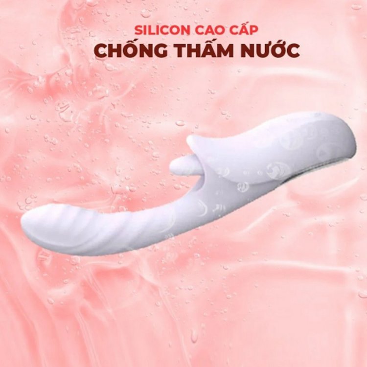 Máy massage Siwokang rung liếm 2 đầu