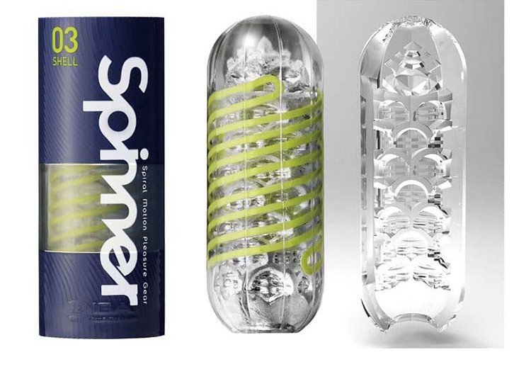 Cốc thủ d&acirc;m Tenga Spinner 03 SHELL ruột xoắn c&acirc;n bằng kho&aacute;i cảm Nhật Bản