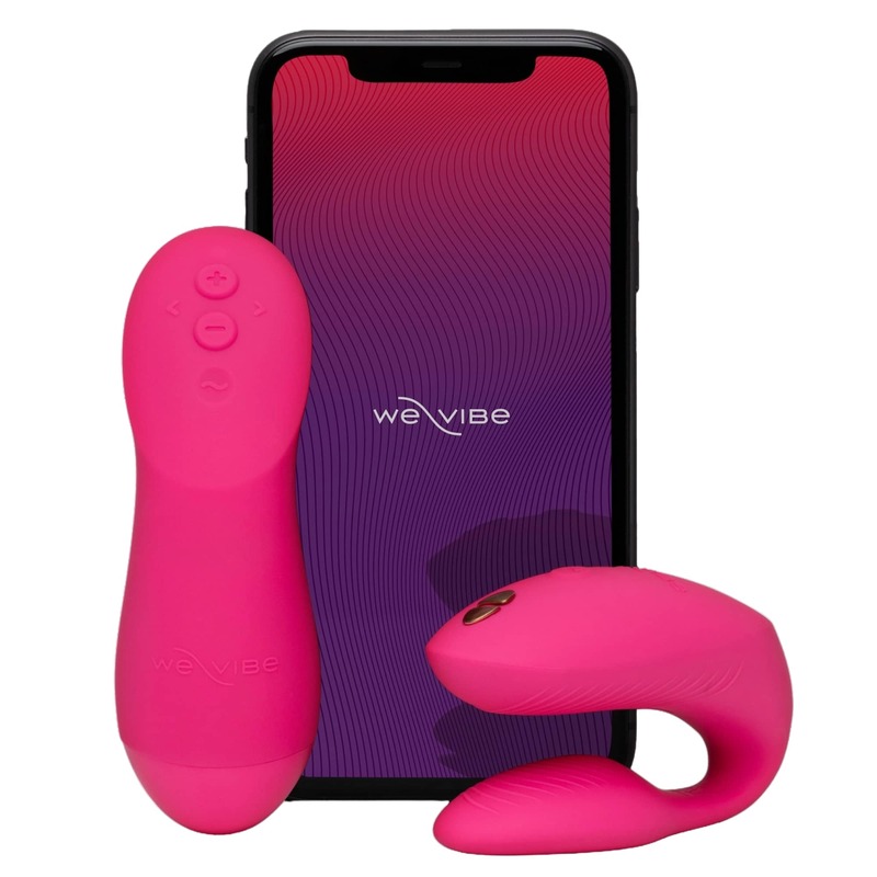 M&aacute;y rung chữ C We-Vibe Chorus Pro cho cặp đ&ocirc;i k&egrave;m remote v&agrave; hộp sạc