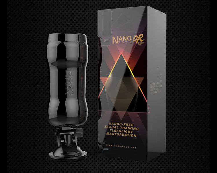 Cốc thủ dâm gắn tương Nano Original Real đen 