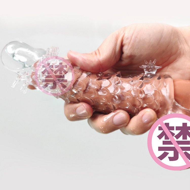 Bao cao su đ&ocirc;n d&ecirc;n gai rồng silicone TPE mềm mịn