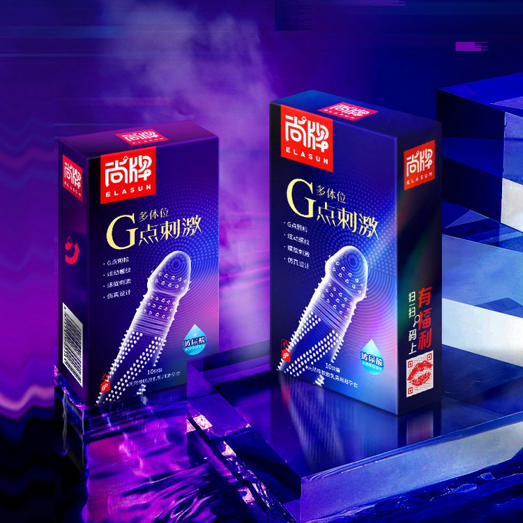 Bao cao su gai ELASUN thiết kế ma s&aacute;t đa điểm