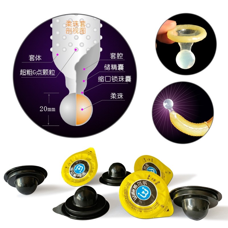 Bao cao su gai Wille có viên bi lớn ở đầu hộp 7 cái