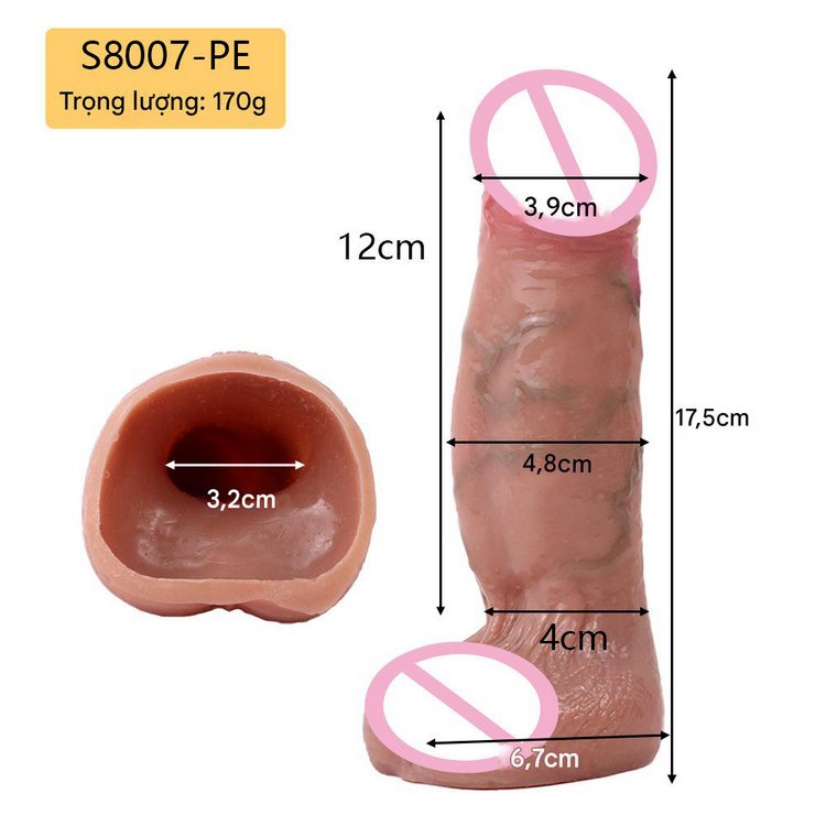 Bao đ&ocirc;n FAAK S8003 S8002 S8007 nhiều k&iacute;ch thước silicon y tế cao cấp