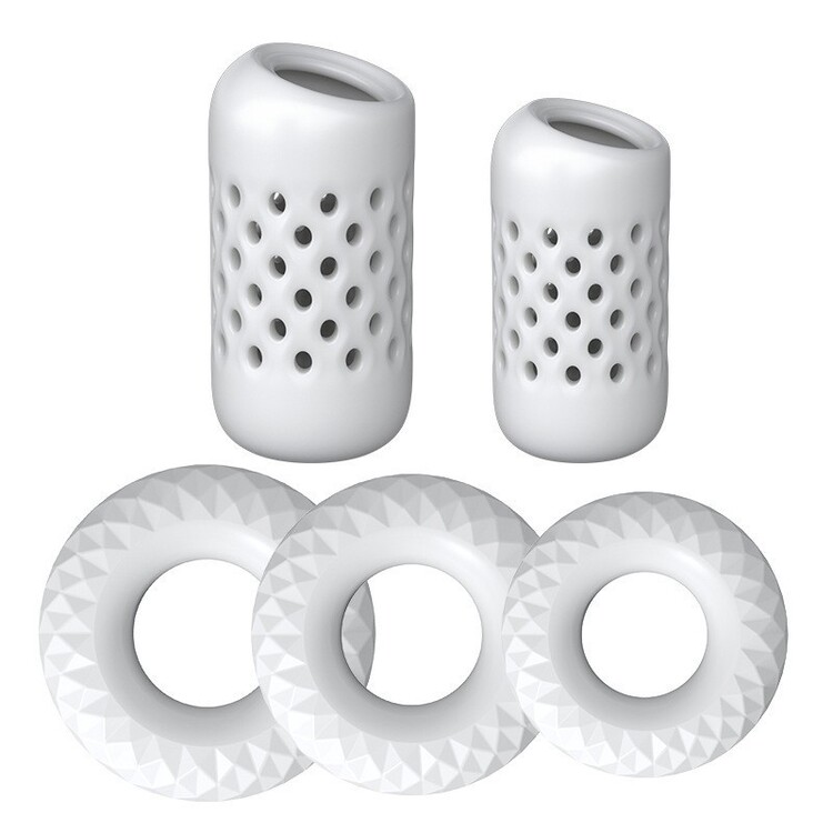 Bộ 5 v&ograve;ng kh&aacute;ng lực dương vật MELEON TPE cao cấp