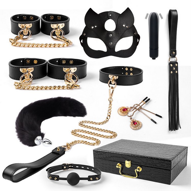 Bộ đồ chơi BDSM 10 món cao cấp – giúp cặp đôi khám phá khoái cảm ràng buộc