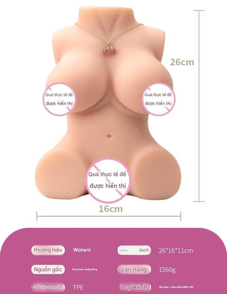 B&uacute;p b&ecirc; t&igrave;nh dục b&aacute;n th&acirc;n Wonani mini th&ocirc;ng số v&agrave; k&iacute;ch thước 