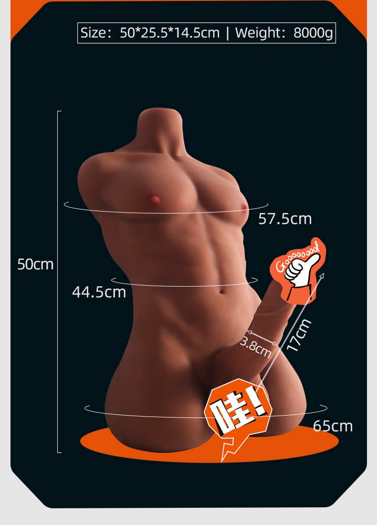 Điểm nổi bật của búp bê silicon bán thân nam size lớn