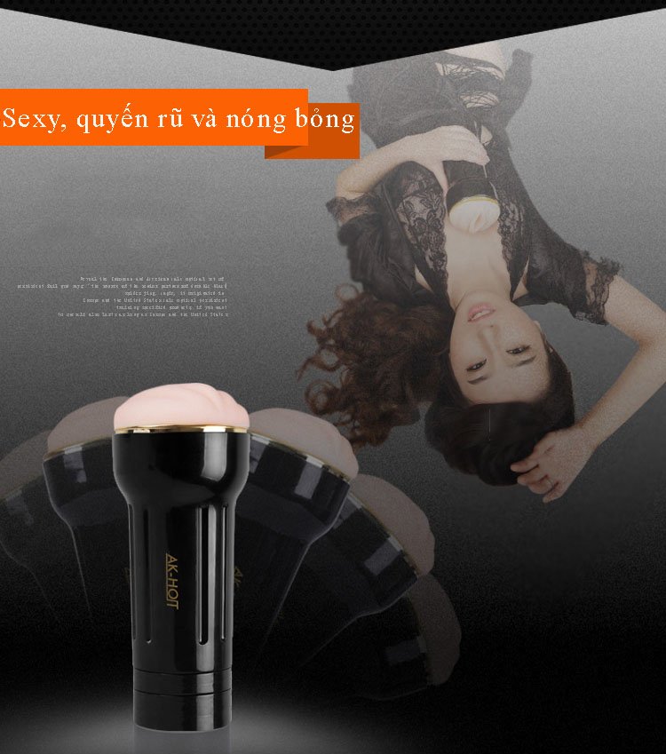 Máy thủ dâm nam AK-Hot chống thấm nước, rung khít cực sướng