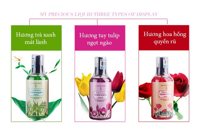  Dầu m&aacute;t xa Quanshuang 200ml hương hoa tự nhi&ecirc;n cho cặp đ&ocirc;i