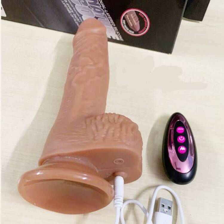 Dương vật giả gắn tường silicone
