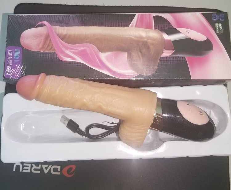 K&iacute;ch thước dương vật rung ngo&aacute;y Wanle 3.3 &times; 17cm