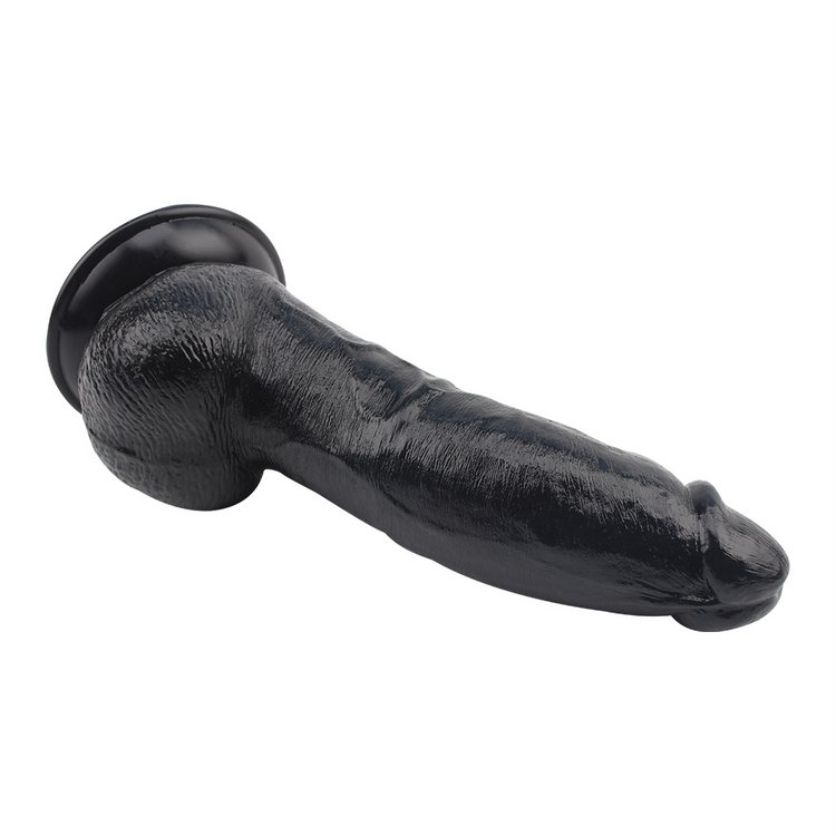 Dương vật giả hít tường Rubicon màu đen, cốc hút chân không cực mạnh