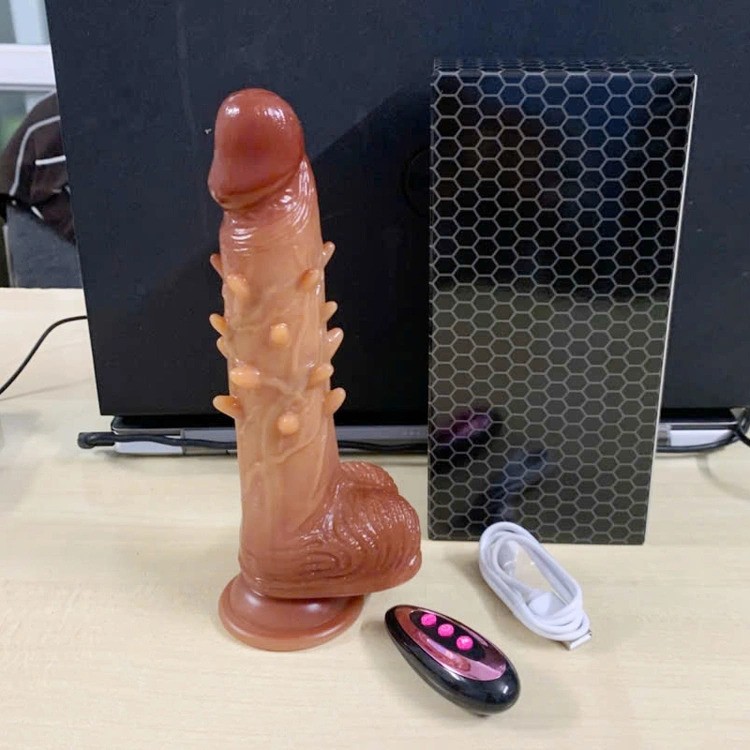 dương vật giả gai mềm rung mạnh thụt tự động đế h&uacute;t chắc chắn