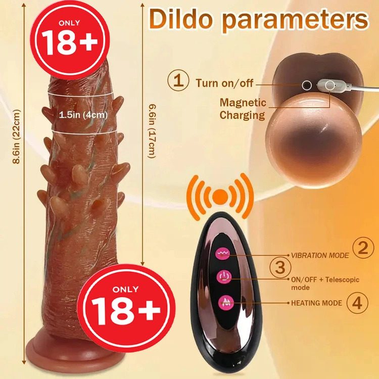 sextoy nữ silicon y tế rung thụt sưởi ấm chống nước an toàn