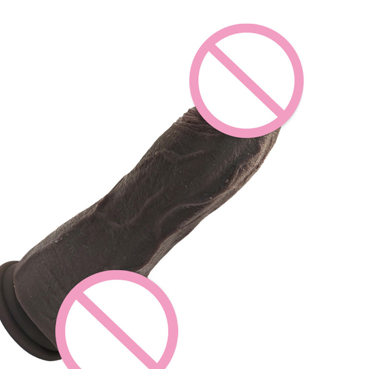 Dương vật silicon da đen si&ecirc;u khủng si&ecirc;u mềm chất liệu silicone mềm mại