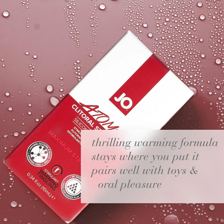 Gel tăng cảm gi&aacute;c v&ugrave;ng nhạy cảm JO Atomic 10ml