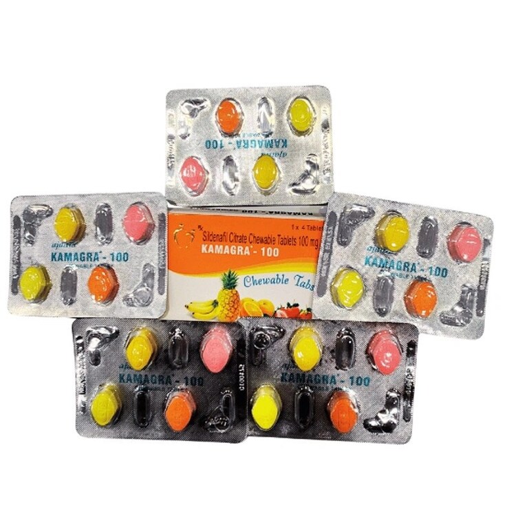 kẹo kamagra hương tr&aacute;i c&acirc;y chuối dứa cam d&acirc;u dễ d&ugrave;ng