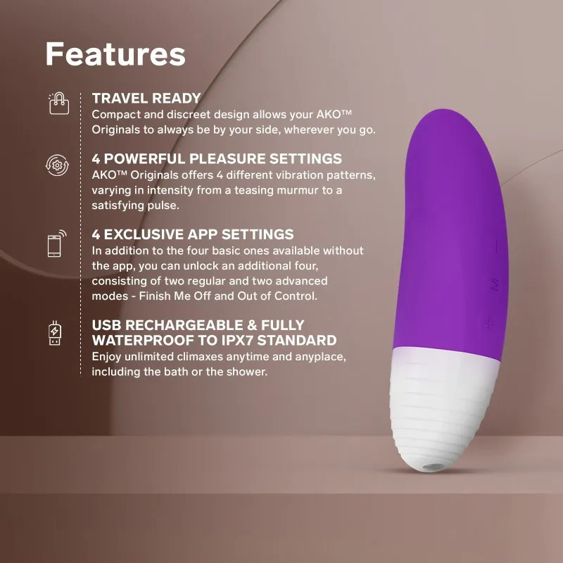 Trứng rung LELO Ako Originals 8 chế độ