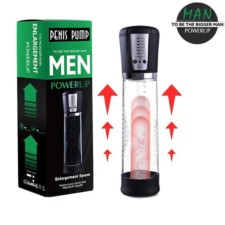 M&aacute;y tập dương vật tự động POWERUP c&oacute; đồng hồ đo &aacute;p suất.