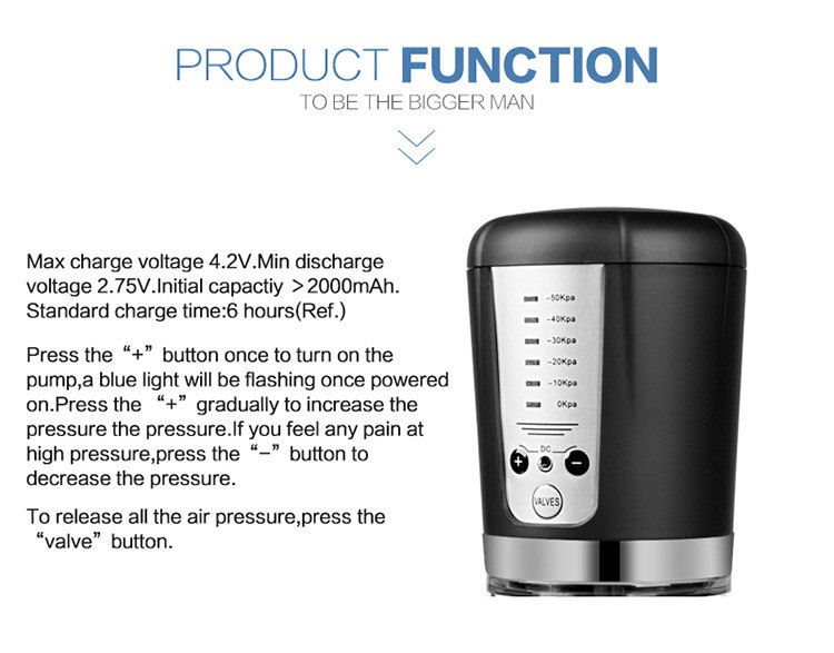 M&aacute;y tập dương vật tự động POWERUP sạc USB pin dung lượng lớn