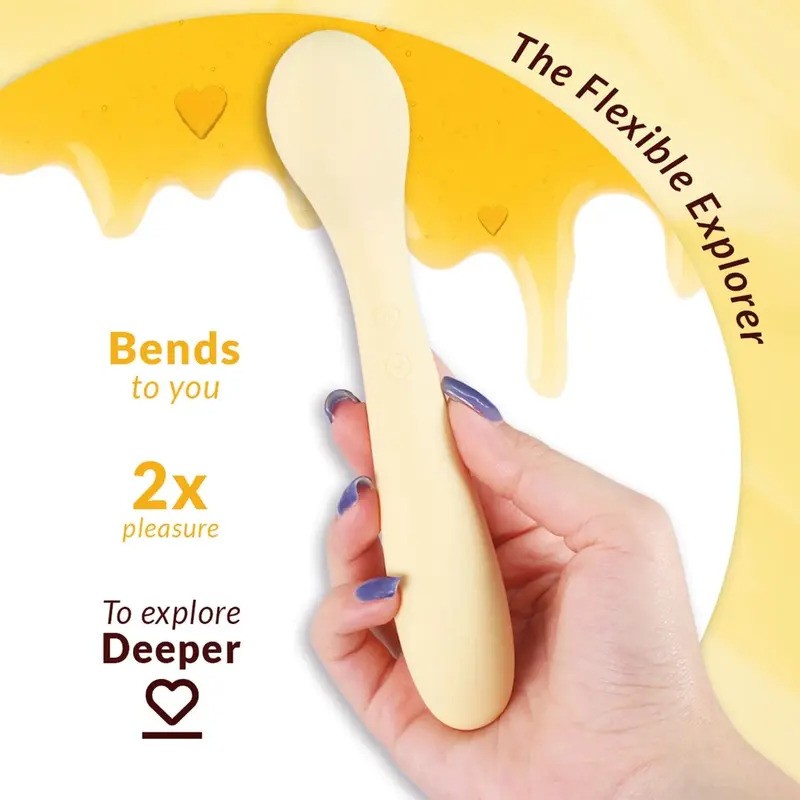 m&aacute;y massage điểm G Blenva Bendi silicone cao cấp chống nước
