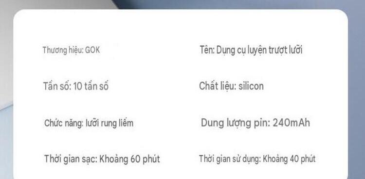 Máy mát xa dương vật GOK sạc USB