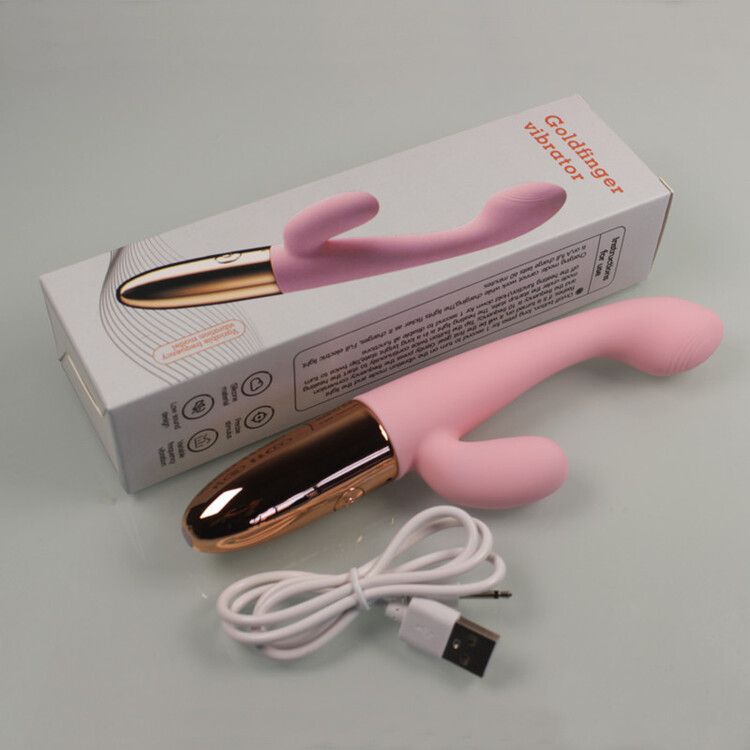 M&aacute;y rung điểm G Gold Finger Gok m&agrave;u hồng