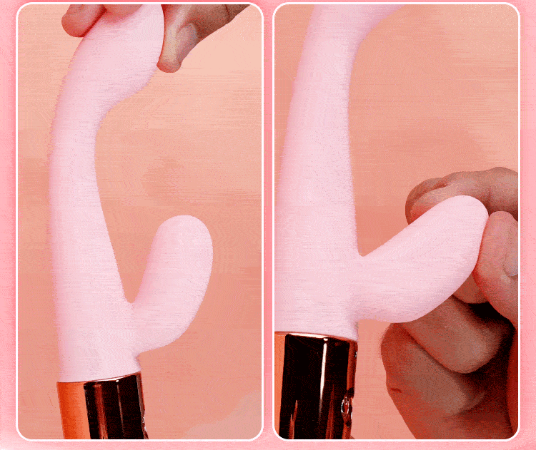 M&aacute;y rung điểm G Gold Finger Gok silicone mềm