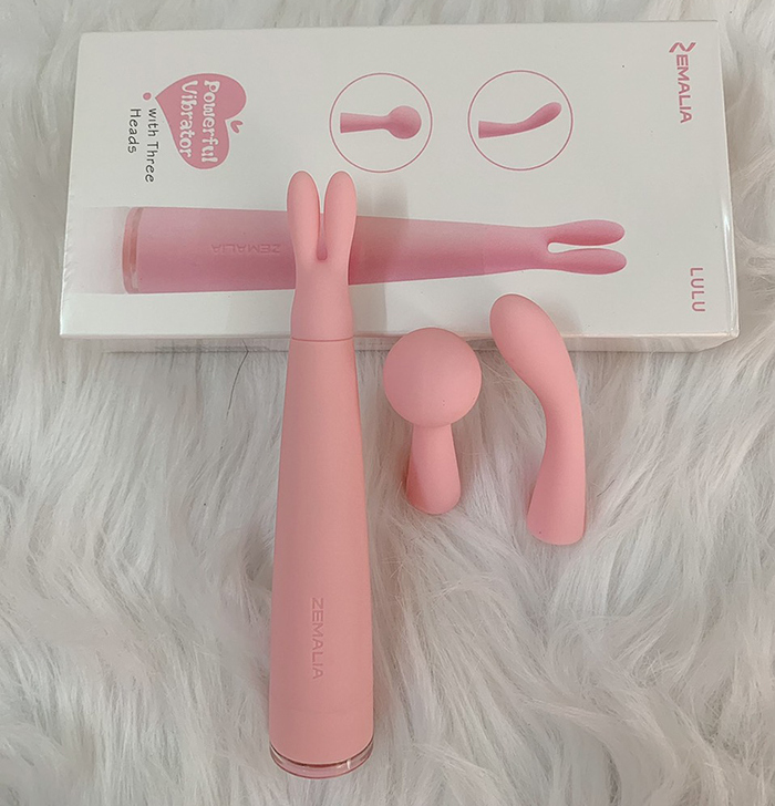 Máy rung điểm G mini 3 đầu Lulu – Thiết kế nhỏ gọn, rung mạnh mẽ